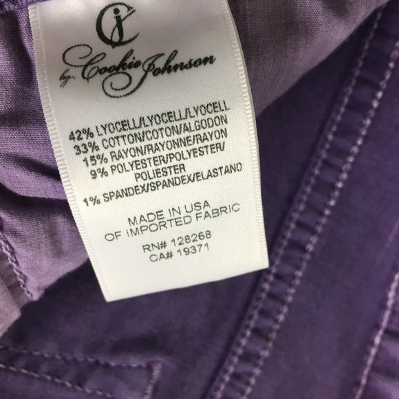 Cookie Johnson Lavender Peace Skinny Jeans - Picture 4 of 4